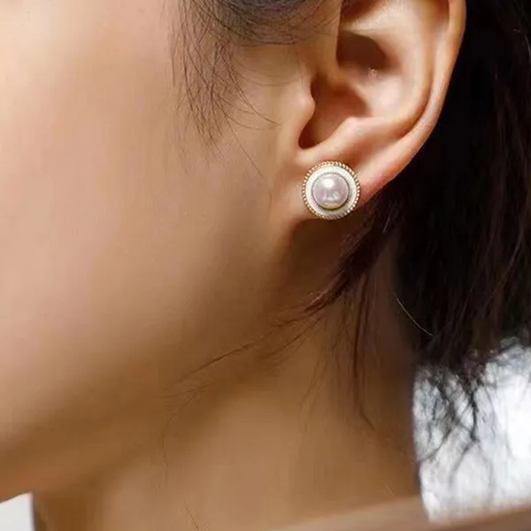 Khuyên Tai Nữ Kya Jewel Charming Pearl PE41 Màu Vàng Trắng - Trang sức - Vua Hàng Hiệu