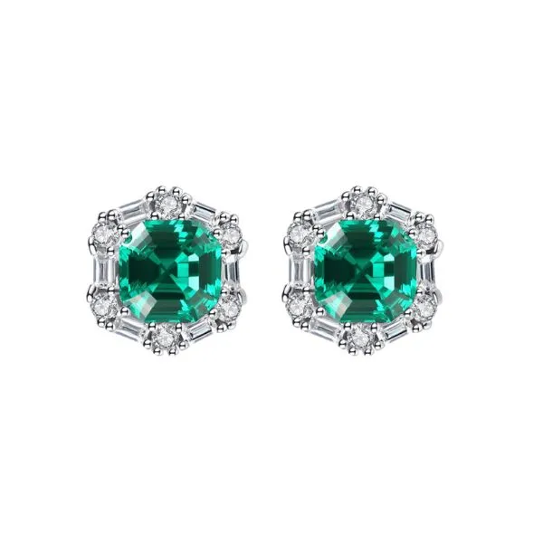 Khuyên Tai Nữ Kya Jewel Mystic Green SE130 Màu Bạc Xanh - Trang sức - Vua Hàng Hiệu