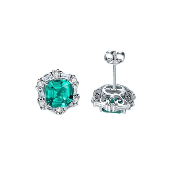 Khuyên Tai Nữ Kya Jewel Mystic Green SE130 Màu Bạc Xanh - Trang sức - Vua Hàng Hiệu