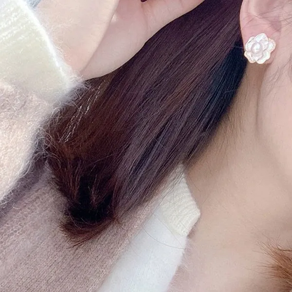 Khuyên Tai Nữ Kya Jewel Petal Unfold PE36 Màu Vàng Trắng - Trang sức - Vua Hàng Hiệu