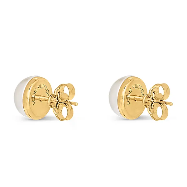 Khuyên Tai Nữ Louis Vuitton LV M01589 My Mix Pearl Earrings Màu Vàng Trắng - Trang sức - Vua Hàng Hiệu