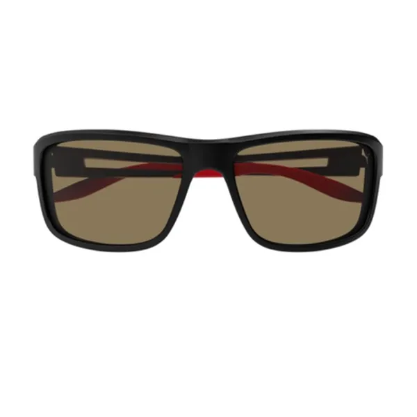Kính Mát Nam Puma Rectangle Sunglasses PU0353S 003 Màu Đen Nâu