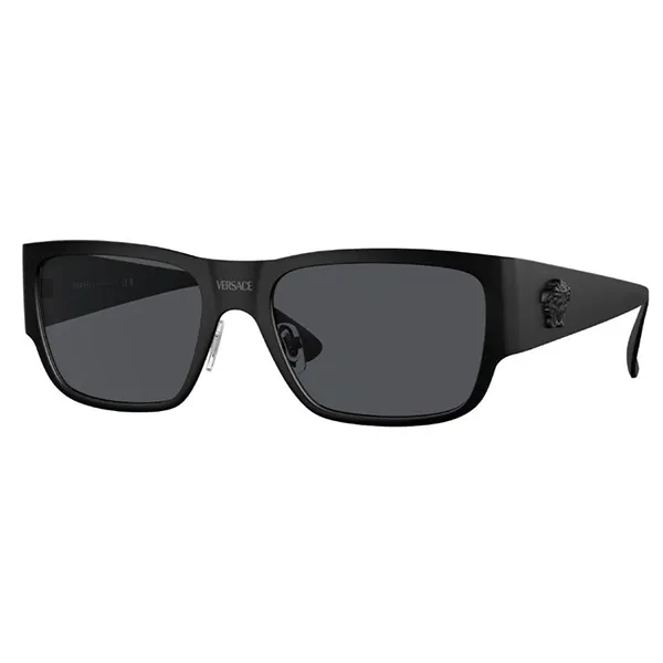 Kính Mát Nam Versace Sunglasses 0VE2262 12618756 Màu Xám Đen - Kính mắt - Vua Hàng Hiệu