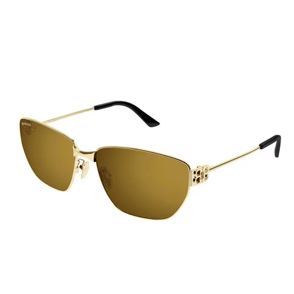 Kính Mát Unisex Balenciaga BB0337SK 003 Màu Nâu Vàng