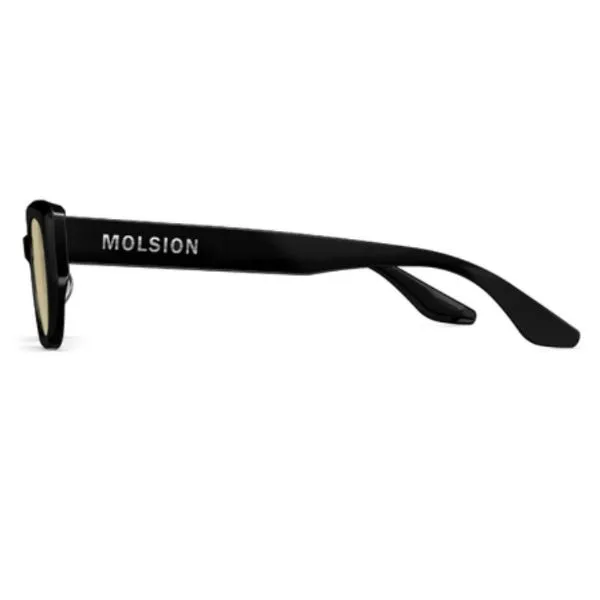 Kính Mát Unisex Molsion Sunglasses MS3089 A16 Màu Đen - Vàng - Kính mắt - Vua Hàng Hiệu