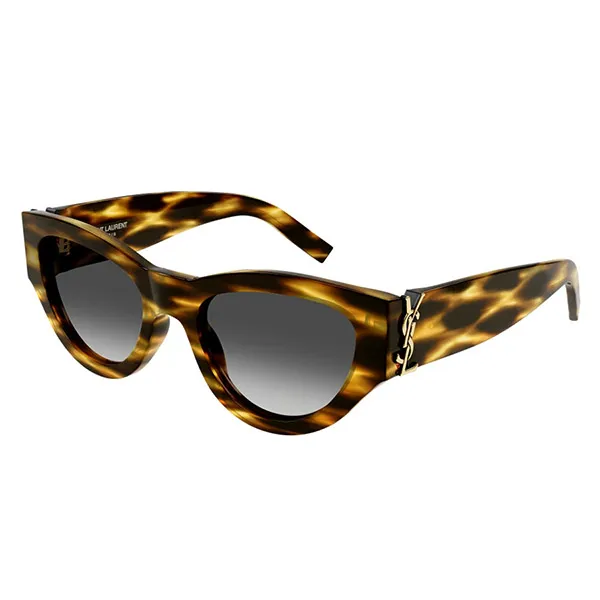 Kính Mát Yves Saint Laurent YSL Sunglasses SLM94 005 Màu Xám/Havana - Kính mắt - Vua Hàng Hiệu