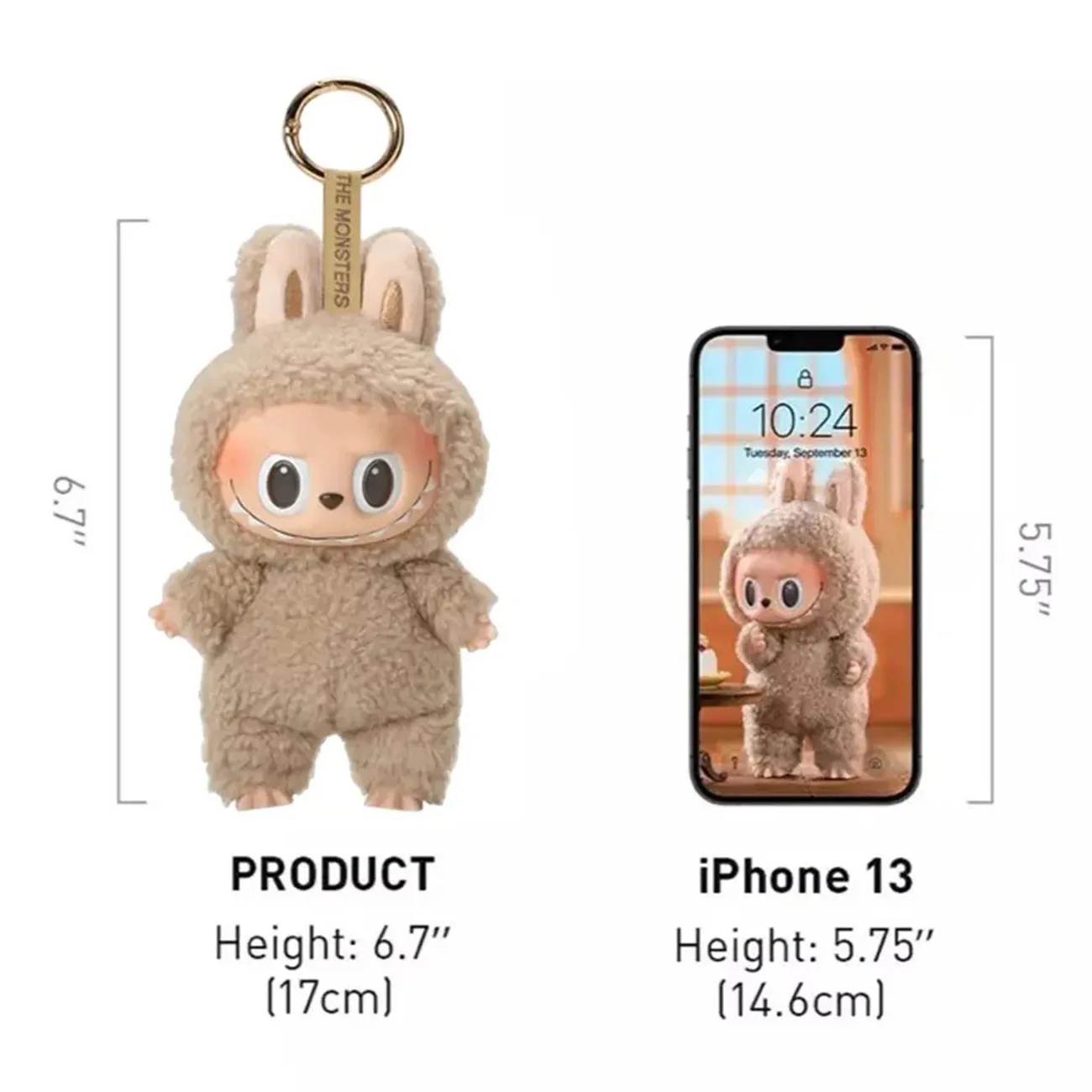 Móc Khóa Pop Mart Labubu Exciting Macaron Toffee Màu Nâu - Phụ kiện - Vua Hàng Hiệu