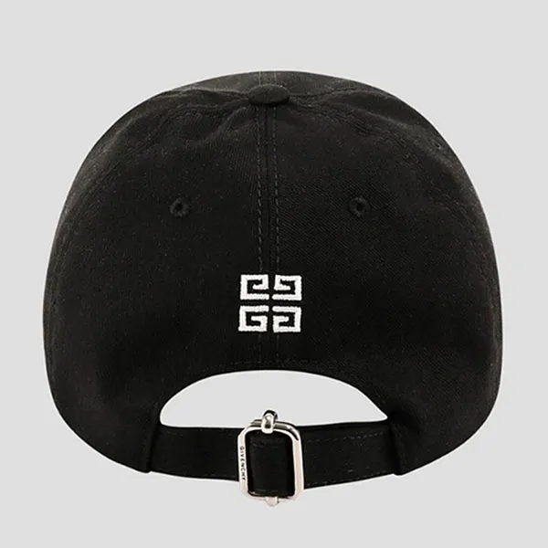 Mũ Givenchy Black Logo Embroidery Baseball - BPZ022P0C4 001 Màu Đen Size M