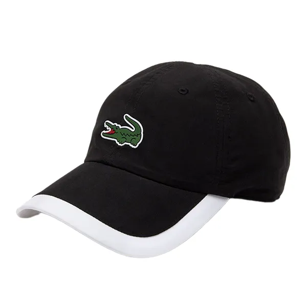 Mũ Lacoste Sport Contrast Border Lightweight Cap RK5398 258 Black Màu Đen