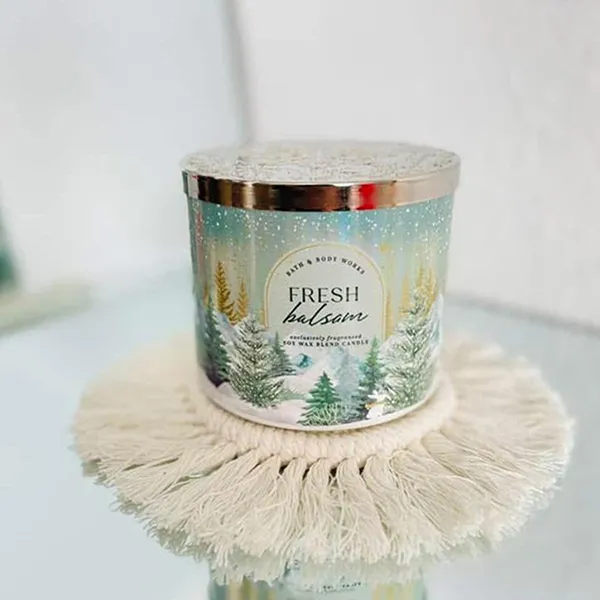 Nến Thơm Bath & Body Works Fresh Balsam 3-Wick Candle 411g