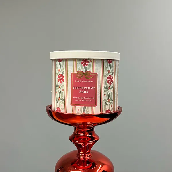 Nến Thơm Bath & Body Works Peppermint Bark 3-Wick Candle 411g - Nến thơm - Vua Hàng Hiệu