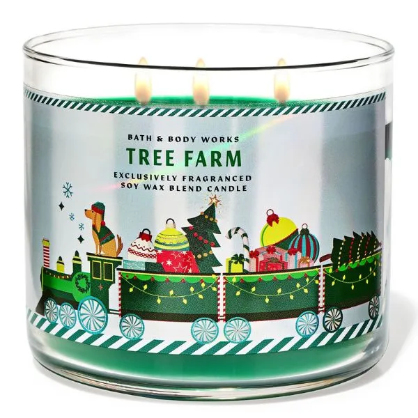 Nến Thơm Bath & Body Works Tree Farm Candle 411g - Nến thơm - Vua Hàng Hiệu