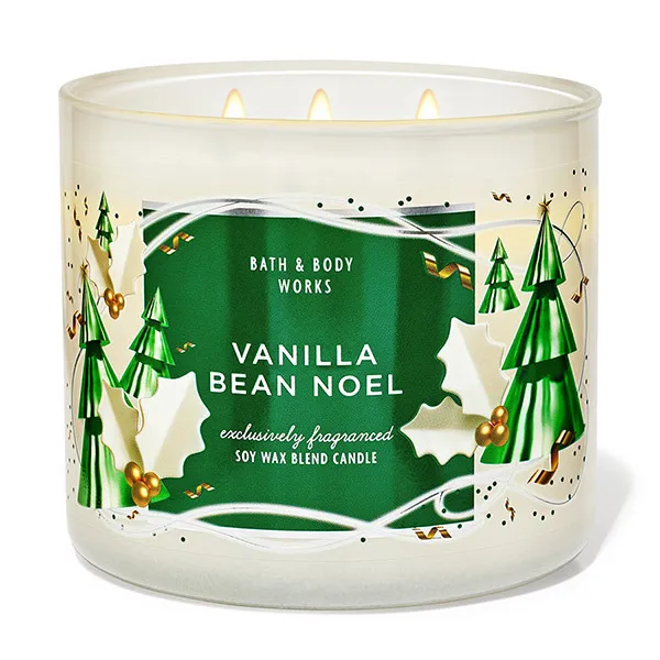 Nến Thơm Bath & Body Works Vanilla Bean Noel 411g