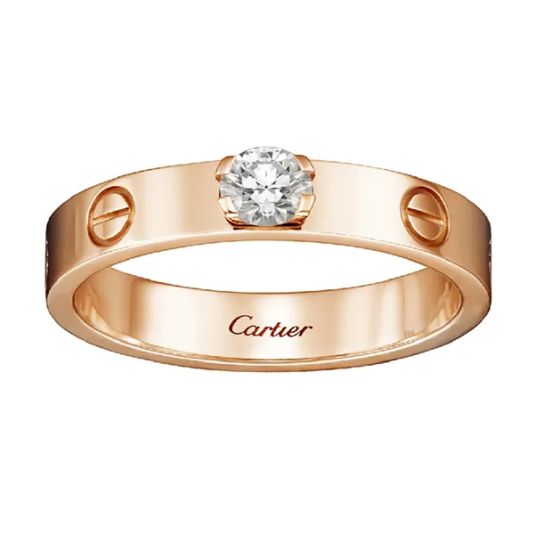 Nhẫn Nữ Jewery Luxury Love Solitaire Màu Vàng Hồng - Trang sức - Vua Hàng Hiệu