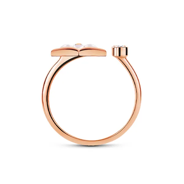 Nhẫn Nữ Jewery Luxury Color Blossom Mini Star Q9S80H Màu Vàng Hồng - Trang sức - Vua Hàng Hiệu
