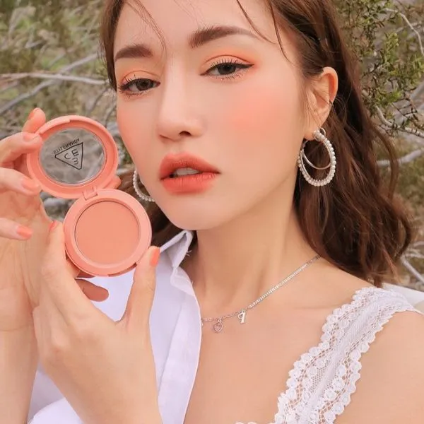 Phấn Má Hồng 3CE Face Blush #Peach Splash Màu Cam Nude