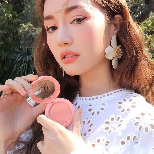 Phấn Má Hồng 3CE Face Blush #Pure Cake Màu Hồng Sữa