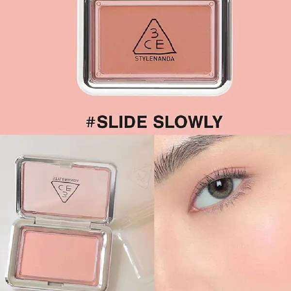 Phấn Má Hồng 3CE Face Blusher New Take #Slide Slowly Màu Hồng Cam Đào C_LĐN - Trang điểm - Vua Hàng Hiệu