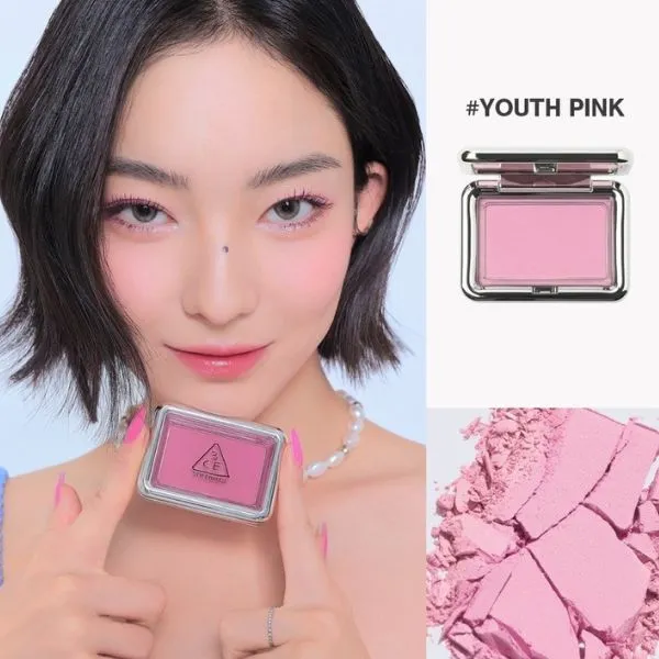Phấn Má Hồng 3CE New Take Face Blusher #Youth Pink Màu Hồng Phấn