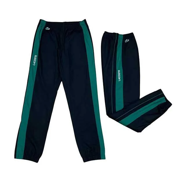 Quần Gió Nam Lacoste Contrast Side Panel Track Pants Màu Đen/Xanh Size 2 - Thời trang - Vua Hàng Hiệu