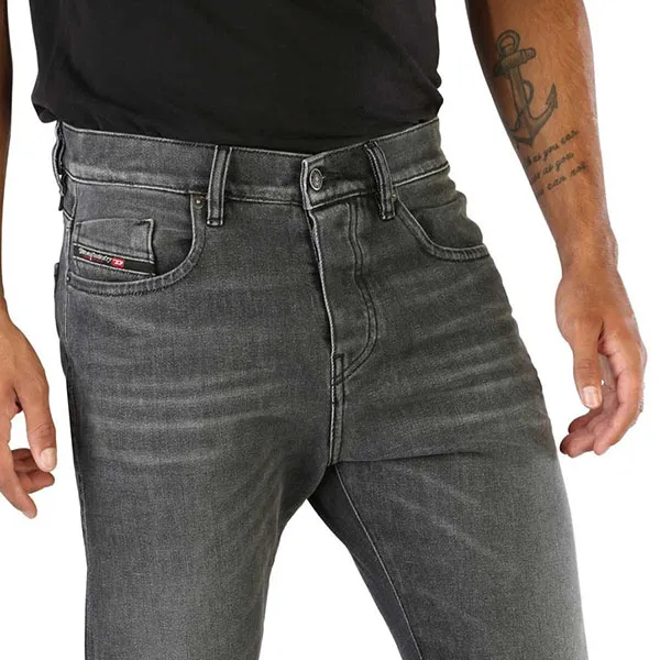 Quần Jean Nam Diesel D-VIKER_L32_A03336_09B42_02 Màu Đen Size 28 - Thời trang - Vua Hàng Hiệu