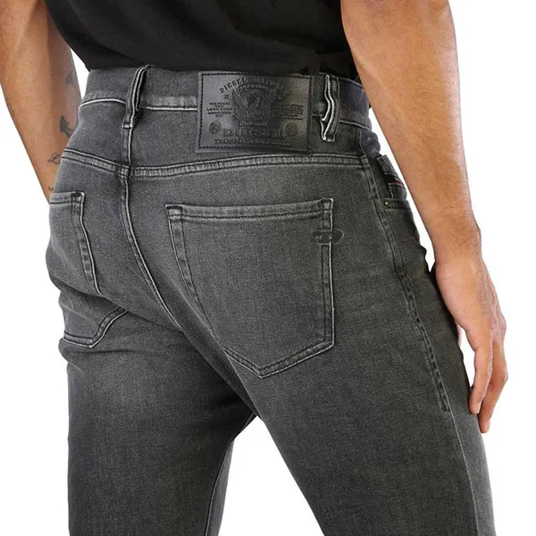 Quần Jean Nam Diesel D-VIKER_L32_A03336_09B42_02 Màu Đen Size 28 - Thời trang - Vua Hàng Hiệu