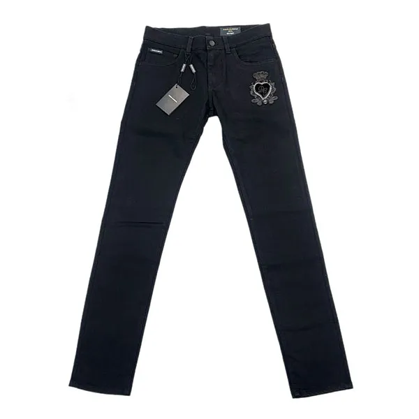 Quần Jean Nam Dolce & Gabbana D&G Skinny GY07LZ G8CN9 S9001 Màu Đen - Thời trang - Vua Hàng Hiệu