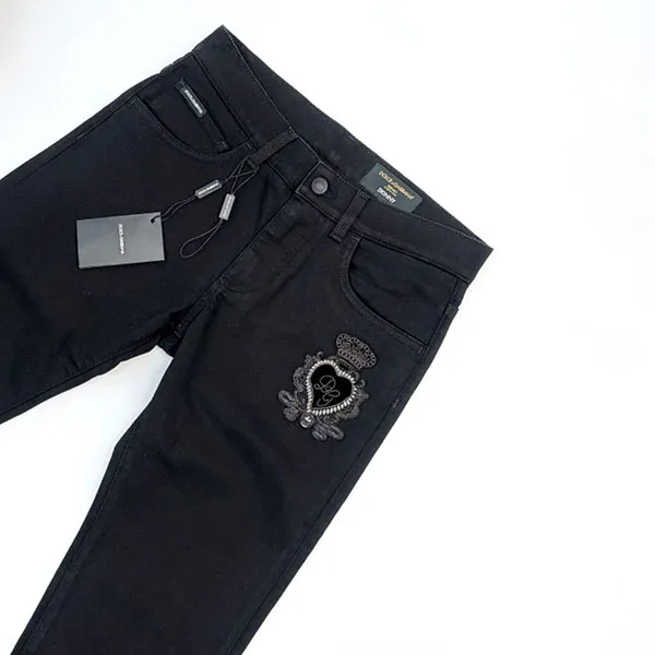 Quần Jean Nam Dolce & Gabbana D&G Skinny GY07LZ G8CN9 S9001 Màu Đen - Thời trang - Vua Hàng Hiệu