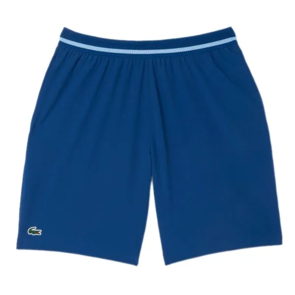 Quần Short Nam Lacoste Men's Tennis X Novak Djokovic Shorts GH7413-51 HBM Màu Xanh Đậm Size 5