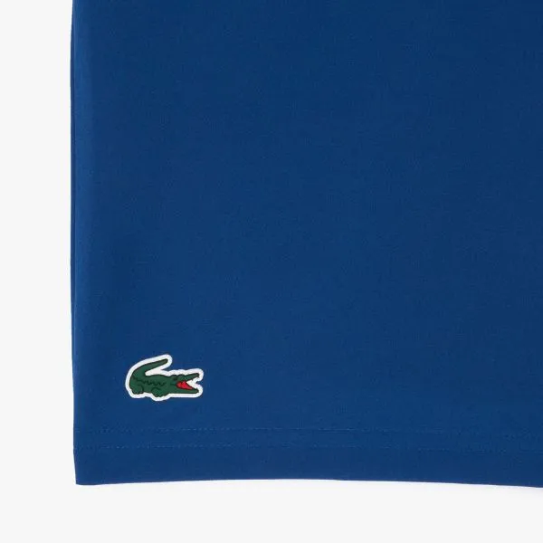 Quần Short Nam Lacoste Men's Tennis X Novak Djokovic Shorts GH7413-51 HBM Màu Xanh Đậm Size 5