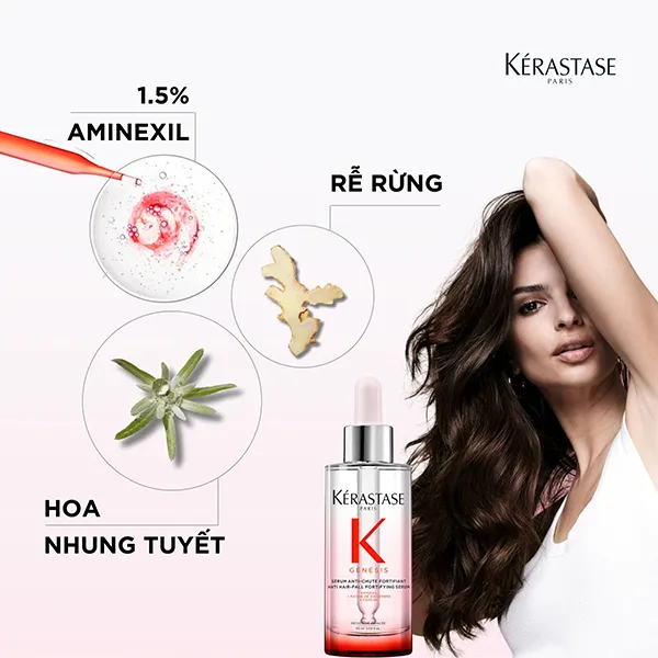 Serum Dưỡng Tóc Kérastase Genesis Anti Chute Fortifant 90ml - Chăm sóc tóc - Vua Hàng Hiệu