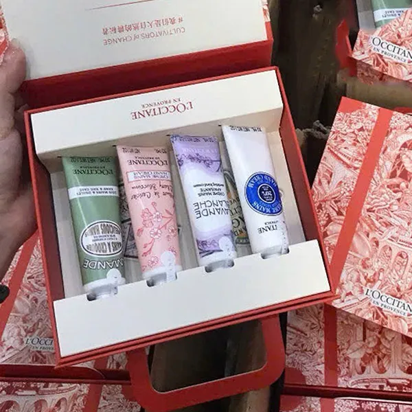 Set Kem Dưỡng Da Tay L'Occitane 4 Món (4x30ml) - Mỹ phẩm - Vua Hàng Hiệu