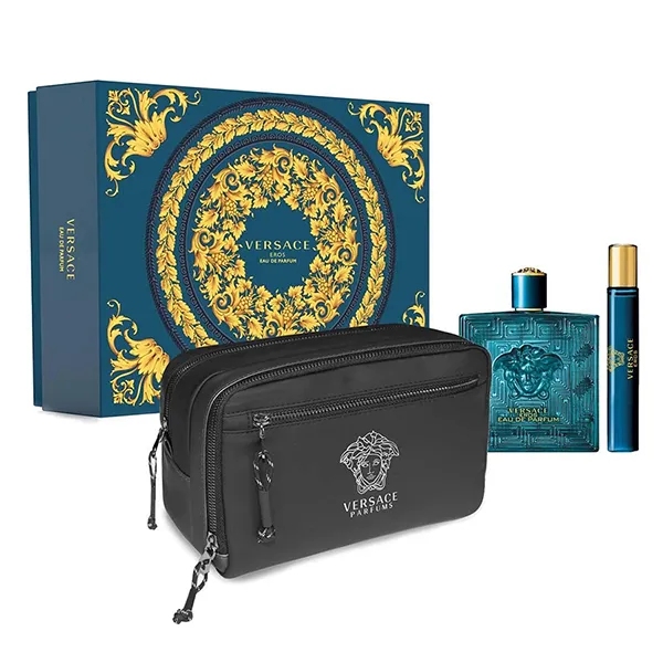 Set Nước Hoa Nam Versace Eros EDP Set (EDP 100ml + EDP 10ml + Túi) - Nước hoa - Vua Hàng Hiệu
