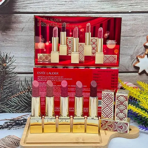 Set Son Estée Lauder Magical Illusion Lipstick 5 Màu