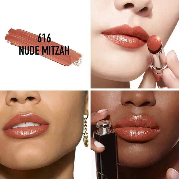 Son Lì Dior Addict Shine Refillable Lipstick 616 Nude Mitzah Màu Nude Đất