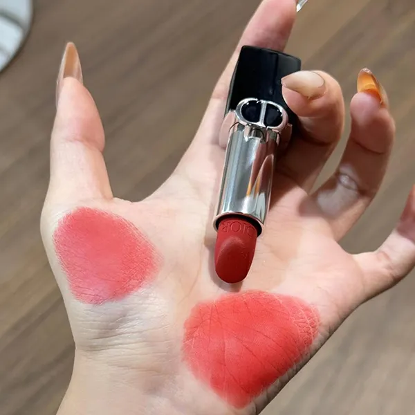Son Dior Rouge Dior Limited Edition Lunar New Year 756 Organza Màu Đỏ Cam - Son Môi - Vua Hàng Hiệu