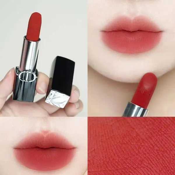 Son Dior Rouge Dior Limited Edition Lunar New Year 756 Organza Màu Đỏ Cam - Son Môi - Vua Hàng Hiệu
