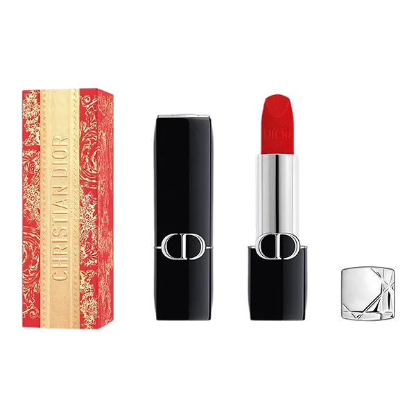 Son Dior Rouge Dior Limited Edition Lunar New Year 999 Màu Đỏ Cổ Điển - Son Môi - Vua Hàng Hiệu