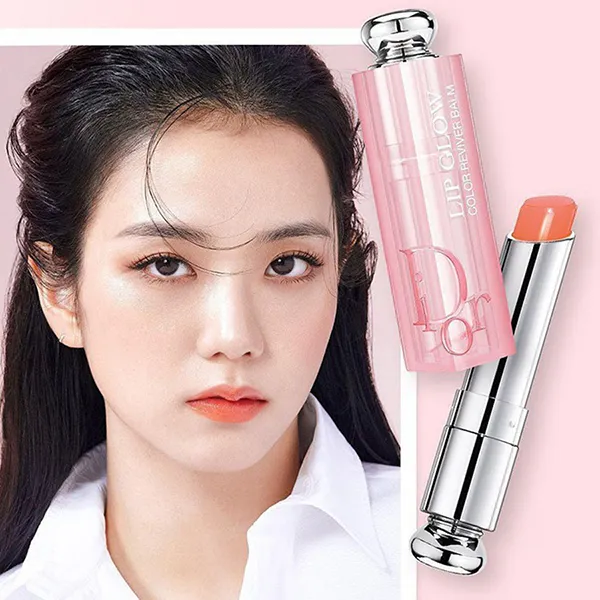 Son Dưỡng Dior Addict Lip Glow 025 Seoul Scarlet Màu Đỏ Cam 3.2g (Bản Logo Hồng)