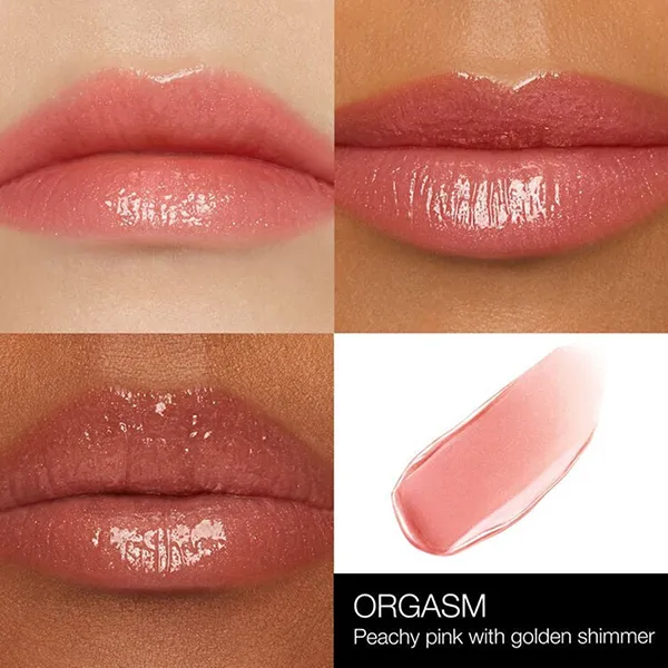 Son Dưỡng Nars Afterglow Lip Shine Gloss Lipstick 777 Orgasm Màu Hồng Đào
