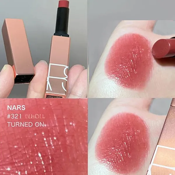 Son Dưỡng Nars Afterglow Sensual Shine Lipstick 321 Turned On Màu Đỏ Berry