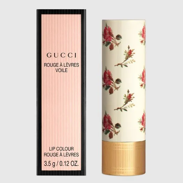 Son Lì Gucci Rouge À Lèvres Voile Lipstick 213 Love Is Better Màu Hồng Nâu