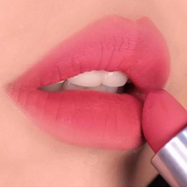 Son MAC Powder Kiss Lipstick 301 A Little Tamed Màu Hồng Anh Đào - Son Môi - Vua Hàng Hiệu