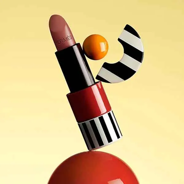 Son Hermès Rouge À Lèvres Brillant Shiny Lipstick 10 Beige Croisette Màu Hồng Cam Đất