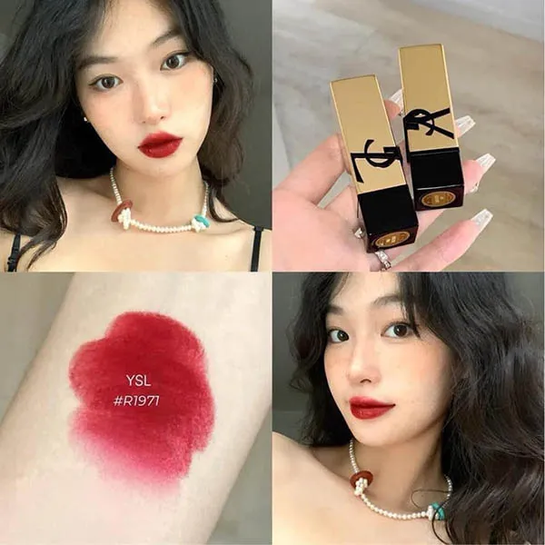 Son Yves Saint Laurent YSL Rouge Pur Couture R1971 Rouge Provocation Màu Đỏ Cổ Điển