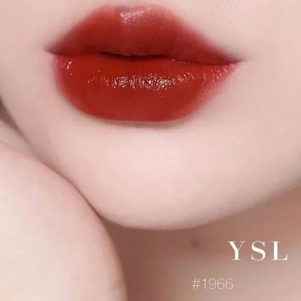 Son Yves Saint Laurent YSL Beauty Rouge Pur Couture Lipstick R1966 Rouge Libre Màu Đỏ Gạch