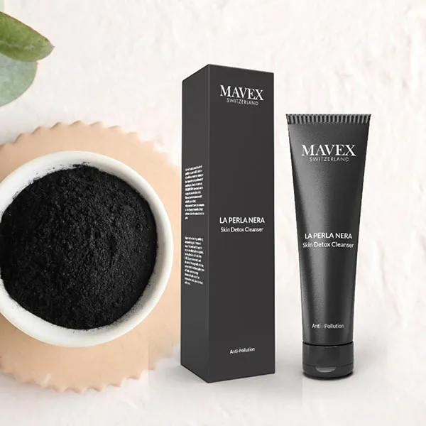 Sữa Rửa Mặt Mavex La Perla Nera Than Hoạt Tính Làm Sạch Sâu, Săn Chắc Da 150ml