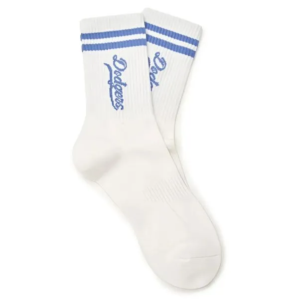 Tất MLB Varsity Cursive Los Angeles Dodgers Socks 3ASOMV34N-07SBD Màu Xanh Blue - Thời trang - Vua Hàng Hiệu