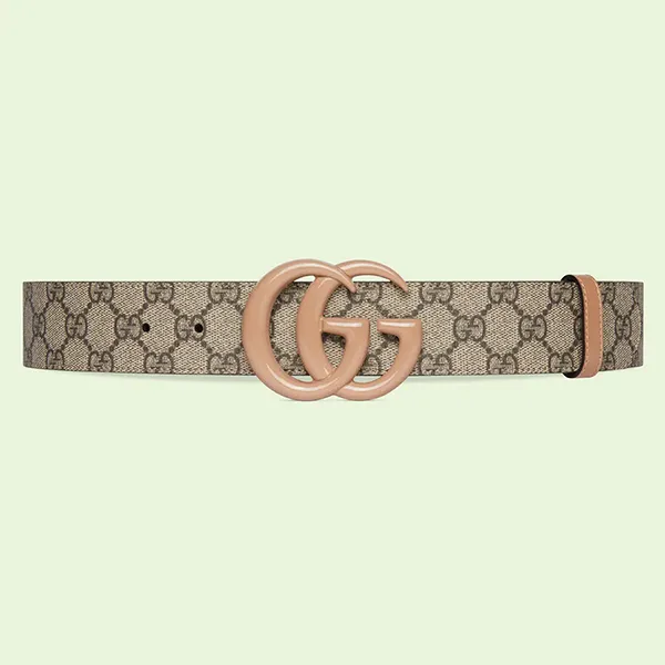 Thắt Lưng Nữ Gucci Marmont Belt Monogram Màu Xám Size 75cm - Thắt lưng - Vua Hàng Hiệu