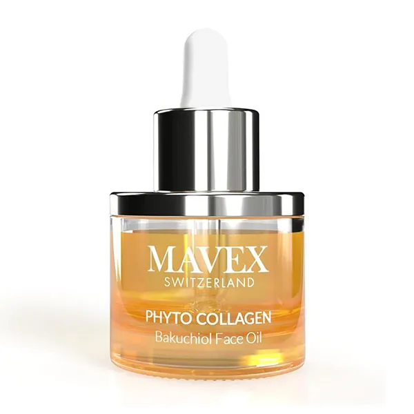 [ Tặng túi đựng mỹ phẩm ] Dầu Dưỡng Hỗ Trợ Trẻ Hóa, Giảm Nếp Nhăn Mavex Collagen Bakuchiol Face Oil 30ml